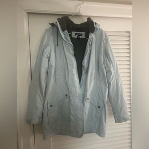 Lands' End Women's Sky Blue Ski Jacket